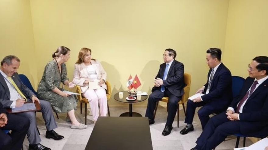 Vietnamese Prime Minister meets with Peruvian President in Nice